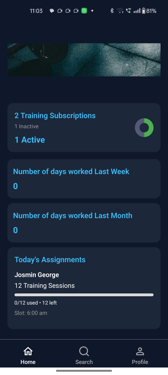 Flex Genie App Screens
